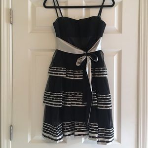 BCBGMaxazria Strapless Cocktail Dress